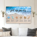 God Says You Are Faith Sign II by Tailored Canvases