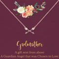 Godmother Double Intersecting Arrows Necklace by Dear Ava