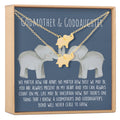 Godmother-Goddaughter Elephant Necklace Set by Dear Ava
