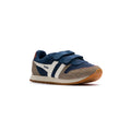 Gola Classics Kids' Austin Strap Sneakers - Navy/Rhino/Off White by Swell-O-Phonic