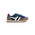 Gola Classics Kids' Austin Strap Sneakers - Navy/Rhino/Off White by Swell-O-Phonic