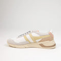 Gola Classics Women's Eclipse Pure Sneakers - White/Lemon/Pearl Pink by Swell-O-Phonic