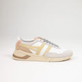 Gola Classics Women's Eclipse Pure Sneakers - White/Lemon/Pearl Pink by Swell-O-Phonic