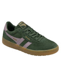 Gola Classics Women's Hawk Suede '86 Sneakers - Evergreen/Candy/Gum by Swell-O-Phonic
