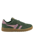 Gola Classics Women's Hawk Suede '86 Sneakers - Evergreen/Candy/Gum by Swell-O-Phonic