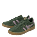 Gola Classics Women's Hawk Suede '86 Sneakers - Evergreen/Candy/Gum by Swell-O-Phonic