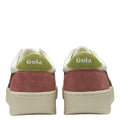 Gola Women's Grandslam Trident Trainer - White/Dark Brown/Moss by Swell-O-Phonic