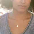 Gold Compass Necklace by Dear Ava