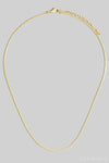 Gold Dipped Spiral Dainty Classic Chain Necklace