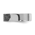 Gold Fingerprint Band by Fine Color Jewels