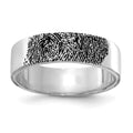 Gold Fingerprint Band by Fine Color Jewels