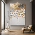 Gold Floral Wall Art by Tailored Canvases