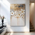 Gold Floral Wall Art by Tailored Canvases