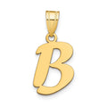Gold Initial Pendant by Fine Color Jewels