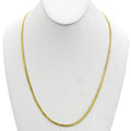 Gold Magic Herringbone Flat Chain Necklace - Size: 18" by DailySale