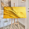 Gold Minimalist Wall Art by Tailored Canvases