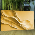 Gold Minimalist Wall Art II by Tailored Canvases