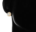 Gold Plated Cultured Pearl Stud Earrings by DailySale