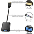 Gold Plated HDMI to VGA Adapter by DailySale