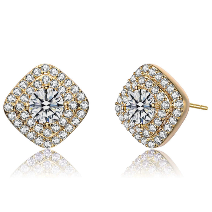 Gold Plated Stud Earrings by DailySale