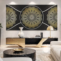 Gold Sacred Geometry Wall Art by Tailored Canvases