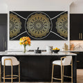Gold Sacred Geometry Wall Art by Tailored Canvases