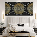 Gold Sacred Geometry Wall Art by Tailored Canvases