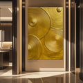 Gold Symphony Wall Art by Tailored Canvases