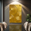 Gold Symphony Wall Art by Tailored Canvases
