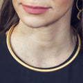 Gold Collar Necklace by Christina Greene