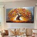 Golden Autumn Wall Art by Tailored Canvases