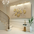 Golden Botanical Wall Art by Tailored Canvases