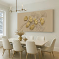 Golden Botanical Wall Art by Tailored Canvases