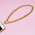 Golden Chain Multi Function Phone Lanyard by Ellisonyoung.com