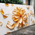 Golden Dandelion Minimalist Abstract Wall Art III by Tailored Canvases