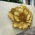 Golden Dandelion Minimalist Abstract Wall Art VI by Tailored Canvases