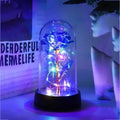 Golden Foil Rose Flower Lamp, Decorative Light Ornament by DailySale