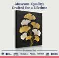 Golden Ginkgo Wall Art by Tailored Canvases