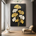 Golden Ginkgo Wall Art by Tailored Canvases