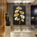 Golden Ginkgo Wall Art by Tailored Canvases