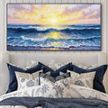 Golden Horizon Wall Art by Tailored Canvases