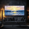 Golden Horizon Wall Art by Tailored Canvases