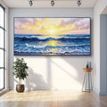 Golden Horizon Wall Art by Tailored Canvases