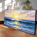 Golden Horizon Wall Art by Tailored Canvases