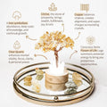 Golden Lamp of Wealth - Citrine Tree by Conscious Items