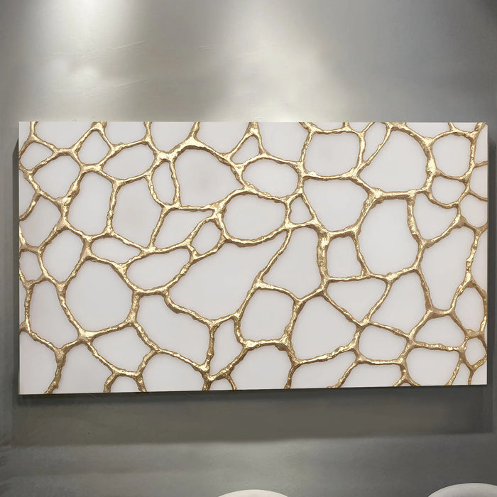 Golden Neurons Wall Art by Tailored Canvases