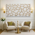 Golden Neurons Wall Art by Tailored Canvases