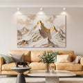 Golden Peaks Wall Art by Tailored Canvases