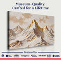 Golden Peaks Wall Art by Tailored Canvases