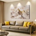 Golden Peaks Wall Art by Tailored Canvases